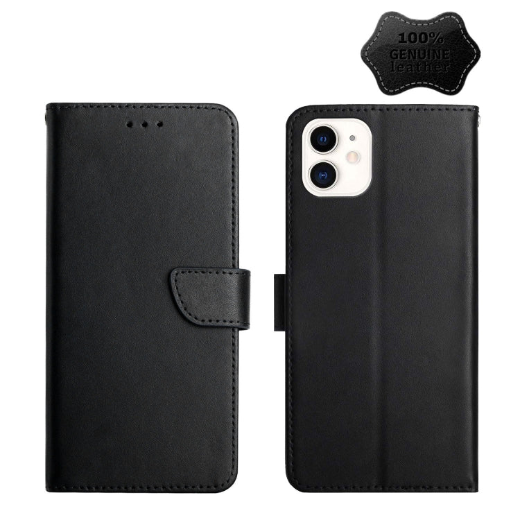 Genuine Leather Fingerprint-proof Horizontal Flip Phone Case, For iPhone 7, For iPhone 7 Plus, For iPhone 11, For iPhone 11 Pro, For iPhone 11 Pro Max, For iPhone 12 mini, For iPhone 12 Pro, For iPhone 12 Pro Max, For iPhone 13, For iPhone 13 mini