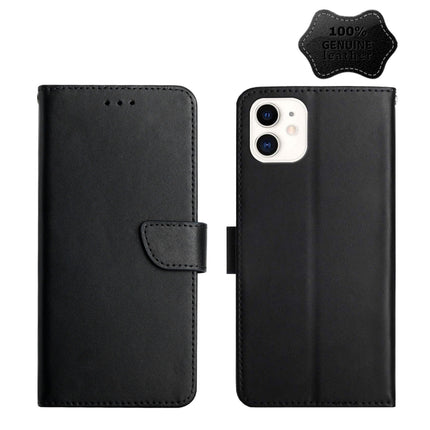 Genuine Leather Fingerprint-proof Horizontal Flip Phone Case, For iPhone 7, For iPhone 7 Plus, For iPhone 11, For iPhone 11 Pro, For iPhone 11 Pro Max, For iPhone 12 mini, For iPhone 12 Pro, For iPhone 12 Pro Max, For iPhone 13, For iPhone 13 mini�����...