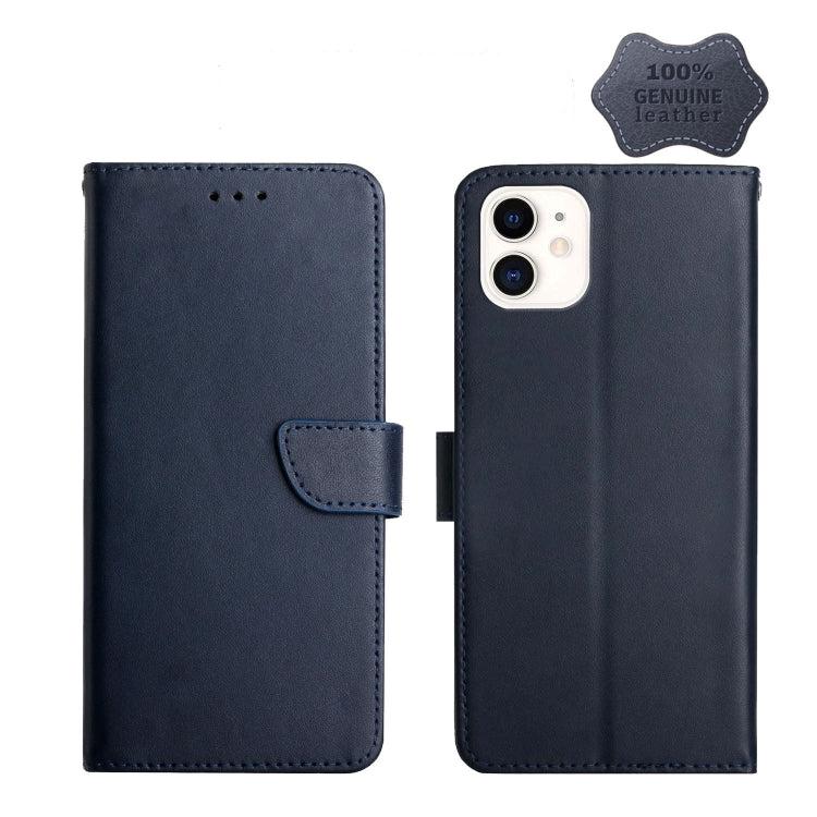 Genuine Leather Fingerprint-proof Horizontal Flip Phone Case, For iPhone 7, For iPhone 7 Plus, For iPhone 11, For iPhone 11 Pro, For iPhone 11 Pro Max, For iPhone 12 mini, For iPhone 12 Pro, For iPhone 12 Pro Max, For iPhone 13, For iPhone 13 mini