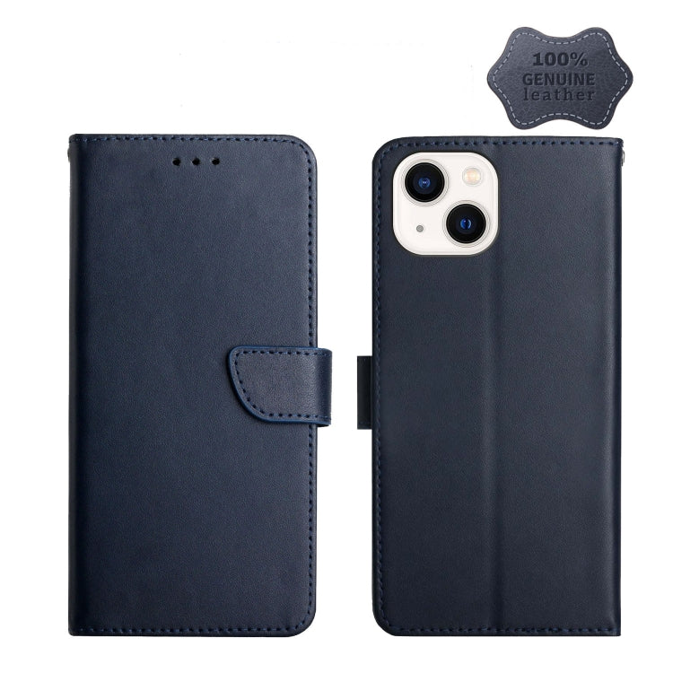 Genuine Leather Fingerprint-proof Horizontal Flip Phone Case, For iPhone 7, For iPhone 7 Plus, For iPhone 11, For iPhone 11 Pro, For iPhone 11 Pro Max, For iPhone 12 mini, For iPhone 12 Pro, For iPhone 12 Pro Max, For iPhone 13, For iPhone 13 mini