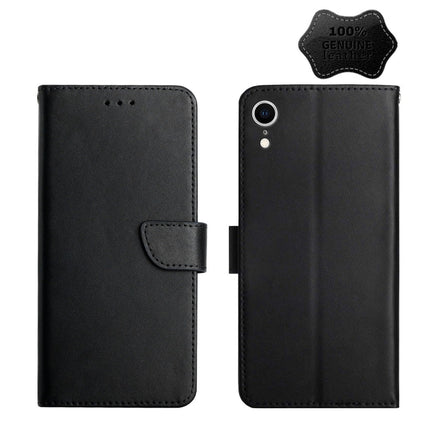 Genuine Leather Fingerprint-proof Horizontal Flip Phone Case, For iPhone X, For iPhone XR, For iPhone XS Max
