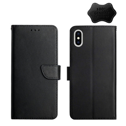 Genuine Leather Fingerprint-proof Horizontal Flip Phone Case, For iPhone X, For iPhone XR, For iPhone XS Max