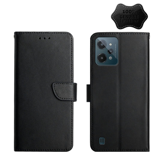 Genuine Leather Fingerprint-proof Horizontal Flip Phone Case, For OPPO Realme C31, For OPPO Realme C35, For OPPO Realme GT, For OPPO Realme GT Master