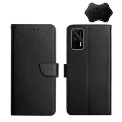 Genuine Leather Fingerprint-proof Horizontal Flip Phone Case, For OPPO Realme C31, For OPPO Realme C35, For OPPO Realme GT, For OPPO Realme GT Master
