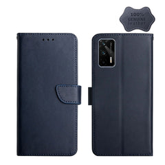 Genuine Leather Fingerprint-proof Horizontal Flip Phone Case, For OPPO Realme C31, For OPPO Realme C35, For OPPO Realme GT, For OPPO Realme GT Master