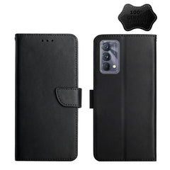 Genuine Leather Fingerprint-proof Horizontal Flip Phone Case, For OPPO Realme C31, For OPPO Realme C35, For OPPO Realme GT, For OPPO Realme GT Master