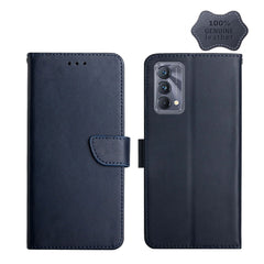 Genuine Leather Fingerprint-proof Horizontal Flip Phone Case, For OPPO Realme C31, For OPPO Realme C35, For OPPO Realme GT, For OPPO Realme GT Master