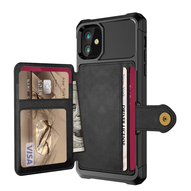 Magnetic Wallet Card Bag Leather Case, For iPhone 12 mini, For iPhone 12 / 12 Pro, For iPhone 12 Pro Max, For iPhone 11