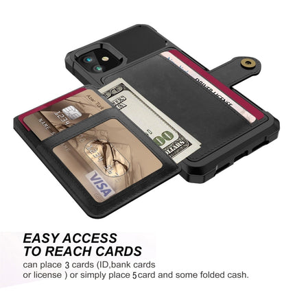 Magnetic Wallet Card Bag Leather Case, For iPhone 12 mini, For iPhone 12 / 12 Pro, For iPhone 12 Pro Max, For iPhone 11
