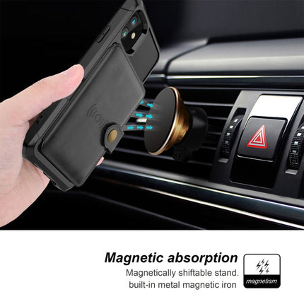 Magnetic Wallet Card Bag Leather Case, For iPhone 12 mini, For iPhone 12 / 12 Pro, For iPhone 12 Pro Max, For iPhone 11
