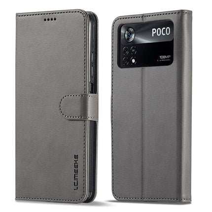 LC.IMEEKE Calf Texture Leather Phone Case, For Honor 50 / nova 9, For Honor 50 Pro / nova 9 Pro, For Xiaomi Poco X4 Pro 5G, For Xiaomi Poco M4 Pro