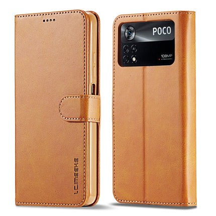 LC.IMEEKE Calf Texture Leather Phone Case, For Honor 50 / nova 9, For Honor 50 Pro / nova 9 Pro, For Xiaomi Poco X4 Pro 5G, For Xiaomi Poco M4 Pro