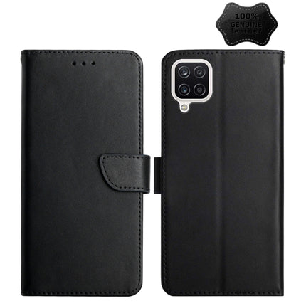 Genuine Leather Fingerprint-proof Horizontal Flip Phone Case, For Samsung Galaxy A10s, For Samsung Galaxy A12, For Samsung Galaxy A13 5G, For Samsung Galaxy A20 / A30, For Samsung Galaxy A20e, For Samsung Galaxy A20s, For Samsung Galaxy A21������������...