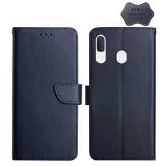 Genuine Leather Fingerprint-proof Horizontal Flip Phone Case, For Samsung Galaxy A10s, For Samsung Galaxy A12, For Samsung Galaxy A13 5G, For Samsung Galaxy A20 / A30, For Samsung Galaxy A20e, For Samsung Galaxy A20s, For Samsung Galaxy A21������������...