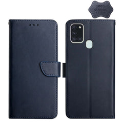 Genuine Leather Fingerprint-proof Horizontal Flip Phone Case, For Samsung Galaxy A10s, For Samsung Galaxy A12, For Samsung Galaxy A13 5G, For Samsung Galaxy A20 / A30, For Samsung Galaxy A20e, For Samsung Galaxy A20s, For Samsung Galaxy A21������������...