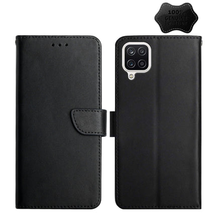 Genuine Leather Fingerprint-proof Horizontal Flip Phone Case, For Samsung Galaxy A10s, For Samsung Galaxy A12, For Samsung Galaxy A13 5G, For Samsung Galaxy A20 / A30, For Samsung Galaxy A20e, For Samsung Galaxy A20s, For Samsung Galaxy A21������������...