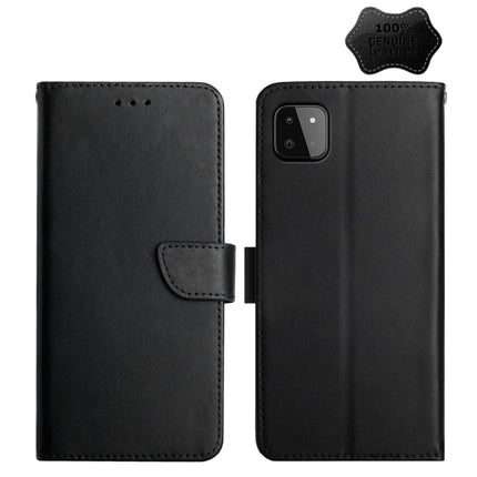 Genuine Leather Fingerprint-proof Horizontal Flip Phone Case, For Samsung Galaxy A10s, For Samsung Galaxy A12, For Samsung Galaxy A13 5G, For Samsung Galaxy A20 / A30, For Samsung Galaxy A20e, For Samsung Galaxy A20s, For Samsung Galaxy A21������������...