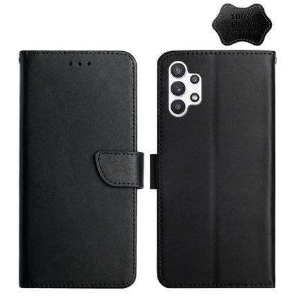 Genuine Leather Fingerprint-proof Horizontal Flip Phone Case, For Samsung Galaxy A10s, For Samsung Galaxy A12, For Samsung Galaxy A13 5G, For Samsung Galaxy A20 / A30, For Samsung Galaxy A20e, For Samsung Galaxy A20s, For Samsung Galaxy A21������������...