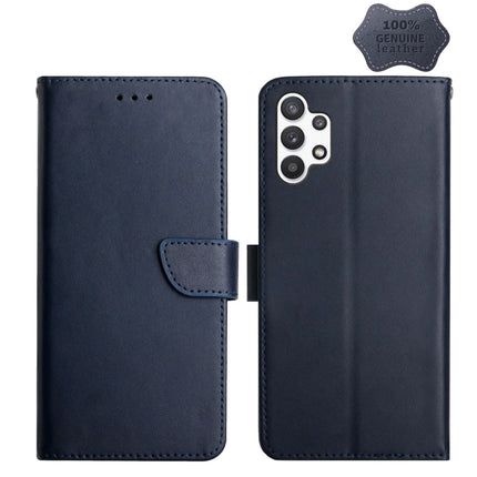 Genuine Leather Fingerprint-proof Horizontal Flip Phone Case, For Samsung Galaxy A10s, For Samsung Galaxy A12, For Samsung Galaxy A13 5G, For Samsung Galaxy A20 / A30, For Samsung Galaxy A20e, For Samsung Galaxy A20s, For Samsung Galaxy A21������������...