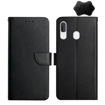 Genuine Leather Fingerprint-proof Horizontal Flip Phone Case, For Samsung Galaxy A40, For Samsung Galaxy A41, For Samsung Galaxy A42 5G, For Samsung Galaxy A50, For Samsung Galaxy A51, For Samsung Galaxy A51 5G, For Samsung Galaxy A70������������������...