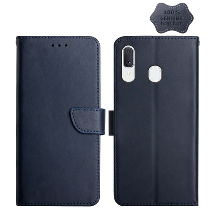 Genuine Leather Fingerprint-proof Horizontal Flip Phone Case, For Samsung Galaxy A40, For Samsung Galaxy A41, For Samsung Galaxy A42 5G, For Samsung Galaxy A50, For Samsung Galaxy A51, For Samsung Galaxy A51 5G, For Samsung Galaxy A70������������������...