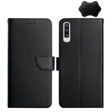 Genuine Leather Fingerprint-proof Horizontal Flip Phone Case, For Samsung Galaxy A40, For Samsung Galaxy A41, For Samsung Galaxy A42 5G, For Samsung Galaxy A50, For Samsung Galaxy A51, For Samsung Galaxy A51 5G, For Samsung Galaxy A70������������������...
