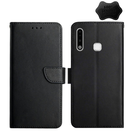 Genuine Leather Fingerprint-proof Horizontal Flip Phone Case, For Samsung Galaxy A40, For Samsung Galaxy A41, For Samsung Galaxy A42 5G, For Samsung Galaxy A50, For Samsung Galaxy A51, For Samsung Galaxy A51 5G, For Samsung Galaxy A70������������������...