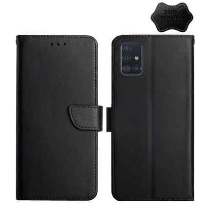 Genuine Leather Fingerprint-proof Horizontal Flip Phone Case, For Samsung Galaxy A40, For Samsung Galaxy A41, For Samsung Galaxy A42 5G, For Samsung Galaxy A50, For Samsung Galaxy A51, For Samsung Galaxy A51 5G, For Samsung Galaxy A70������������������...