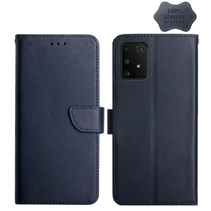 Genuine Leather Fingerprint-proof Horizontal Flip Phone Case, For Samsung Galaxy A91, For Samsung Galaxy F52 5G, For Samsung Galaxy J2 Prime, For Samsung Galaxy M10 / A10, For Samsung Galaxy M21 / M30s, For Samsung Galaxy M31, For Samsung Galaxy M51���...