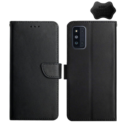 Genuine Leather Fingerprint-proof Horizontal Flip Phone Case, For Samsung Galaxy A91, For Samsung Galaxy F52 5G, For Samsung Galaxy J2 Prime, For Samsung Galaxy M10 / A10, For Samsung Galaxy M21 / M30s, For Samsung Galaxy M31, For Samsung Galaxy M51���...