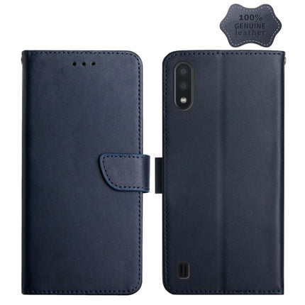 Genuine Leather Fingerprint-proof Horizontal Flip Phone Case, For Samsung Galaxy A91, For Samsung Galaxy F52 5G, For Samsung Galaxy J2 Prime, For Samsung Galaxy M10 / A10, For Samsung Galaxy M21 / M30s, For Samsung Galaxy M31, For Samsung Galaxy M51���...