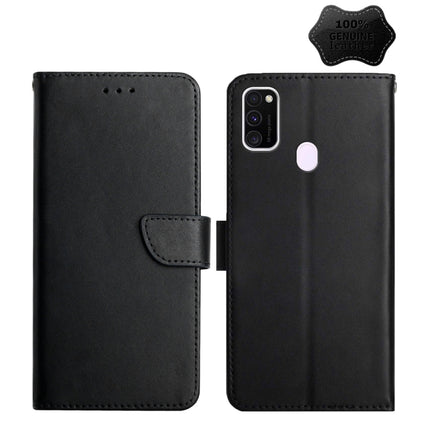 Genuine Leather Fingerprint-proof Horizontal Flip Phone Case, For Samsung Galaxy A91, For Samsung Galaxy F52 5G, For Samsung Galaxy J2 Prime, For Samsung Galaxy M10 / A10, For Samsung Galaxy M21 / M30s, For Samsung Galaxy M31, For Samsung Galaxy M51���...