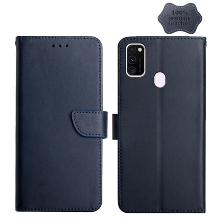 Genuine Leather Fingerprint-proof Horizontal Flip Phone Case, For Samsung Galaxy A91, For Samsung Galaxy F52 5G, For Samsung Galaxy J2 Prime, For Samsung Galaxy M10 / A10, For Samsung Galaxy M21 / M30s, For Samsung Galaxy M31, For Samsung Galaxy M51���...