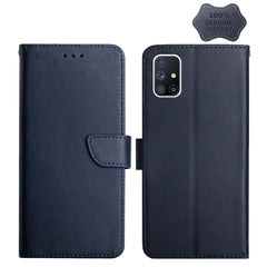 Genuine Leather Fingerprint-proof Horizontal Flip Phone Case, For Samsung Galaxy A91, For Samsung Galaxy F52 5G, For Samsung Galaxy J2 Prime, For Samsung Galaxy M10 / A10, For Samsung Galaxy M21 / M30s, For Samsung Galaxy M31, For Samsung Galaxy M51���...