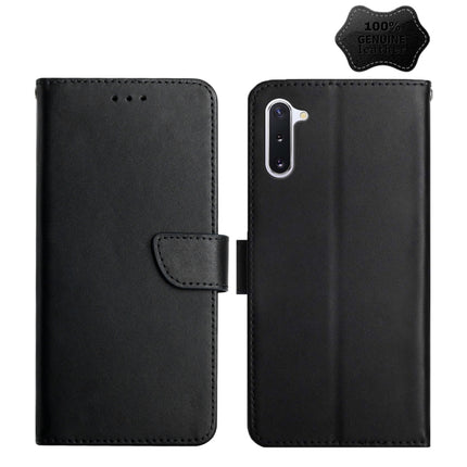 Genuine Leather Fingerprint-proof Horizontal Flip Phone Case, For Samsung Galaxy A91, For Samsung Galaxy F52 5G, For Samsung Galaxy J2 Prime, For Samsung Galaxy M10 / A10, For Samsung Galaxy M21 / M30s, For Samsung Galaxy M31, For Samsung Galaxy M51���...
