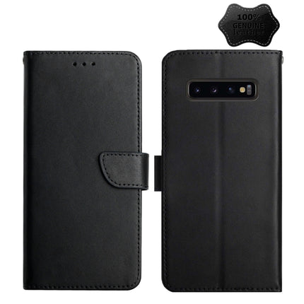 Genuine Leather Fingerprint-proof Horizontal Flip Phone Case, For Samsung Galaxy Note20 Ultra, For Samsung Galaxy S10, For Samsung Galaxy S10e, For Samsung Galaxy S10+, For Samsung Galaxy S20, For Samsung Galaxy S20 FE, For Samsung Galaxy S20+���������...