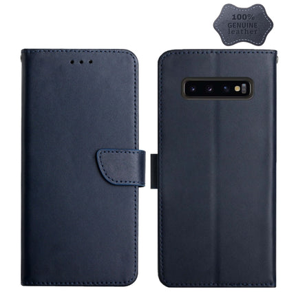 Genuine Leather Fingerprint-proof Horizontal Flip Phone Case, For Samsung Galaxy Note20 Ultra, For Samsung Galaxy S10, For Samsung Galaxy S10e, For Samsung Galaxy S10+, For Samsung Galaxy S20, For Samsung Galaxy S20 FE, For Samsung Galaxy S20+���������...