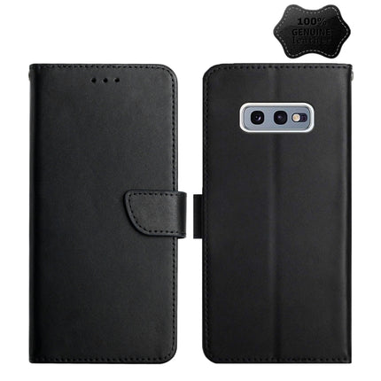 Genuine Leather Fingerprint-proof Horizontal Flip Phone Case, For Samsung Galaxy Note20 Ultra, For Samsung Galaxy S10, For Samsung Galaxy S10e, For Samsung Galaxy S10+, For Samsung Galaxy S20, For Samsung Galaxy S20 FE, For Samsung Galaxy S20+���������...