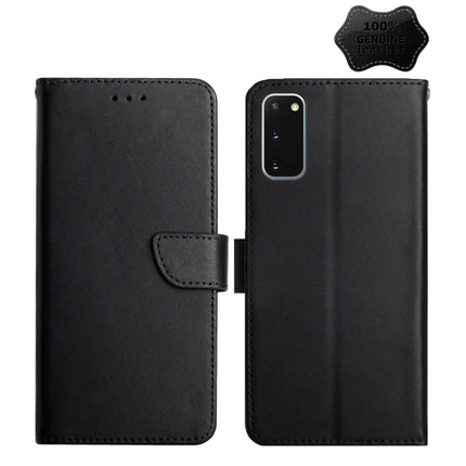Genuine Leather Fingerprint-proof Horizontal Flip Phone Case, For Samsung Galaxy Note20 Ultra, For Samsung Galaxy S10, For Samsung Galaxy S10e, For Samsung Galaxy S10+, For Samsung Galaxy S20, For Samsung Galaxy S20 FE, For Samsung Galaxy S20+���������...