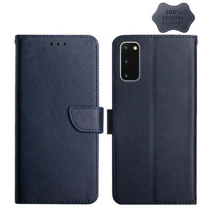 Genuine Leather Fingerprint-proof Horizontal Flip Phone Case, For Samsung Galaxy Note20 Ultra, For Samsung Galaxy S10, For Samsung Galaxy S10e, For Samsung Galaxy S10+, For Samsung Galaxy S20, For Samsung Galaxy S20 FE, For Samsung Galaxy S20+���������...