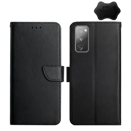 Genuine Leather Fingerprint-proof Horizontal Flip Phone Case, For Samsung Galaxy Note20 Ultra, For Samsung Galaxy S10, For Samsung Galaxy S10e, For Samsung Galaxy S10+, For Samsung Galaxy S20, For Samsung Galaxy S20 FE, For Samsung Galaxy S20+���������...