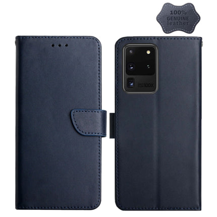 Genuine Leather Fingerprint-proof Horizontal Flip Phone Case, For Samsung Galaxy Note20 Ultra, For Samsung Galaxy S10, For Samsung Galaxy S10e, For Samsung Galaxy S10+, For Samsung Galaxy S20, For Samsung Galaxy S20 FE, For Samsung Galaxy S20+���������...