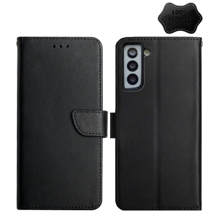 Genuine Leather Fingerprint-proof Horizontal Flip Phone Case, For Samsung Galaxy Note20 Ultra, For Samsung Galaxy S10, For Samsung Galaxy S10e, For Samsung Galaxy S10+, For Samsung Galaxy S20, For Samsung Galaxy S20 FE, For Samsung Galaxy S20+���������...