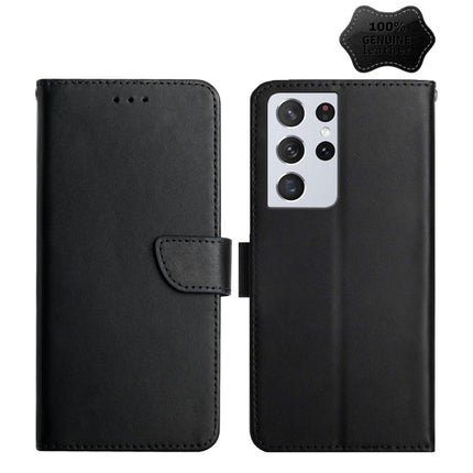 Genuine Leather Fingerprint-proof Horizontal Flip Phone Case, For Samsung Galaxy Note20 Ultra, For Samsung Galaxy S10, For Samsung Galaxy S10e, For Samsung Galaxy S10+, For Samsung Galaxy S20, For Samsung Galaxy S20 FE, For Samsung Galaxy S20+���������...