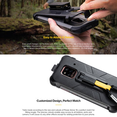 Ulefone Back Clip Phone Case with Carabiner, For Ulefone Power Armor 14 Pro, For Ulefone Armor X10 Pro