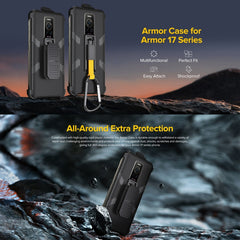 For Ulefone Armor 17 Pro Ulefone Back Clip Phone Case with Carabiner, For Ulefone Armor 17 Pro