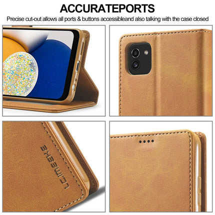 LC.IMEEKE Calf Texture Leather Phone Case, For Samsung Galaxy A03 164mm, For Xiaomi 12/12X/12S