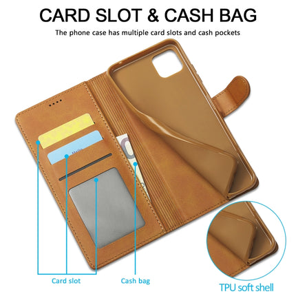 LC.IMEEKE Calf Texture Leather Phone Case, For Samsung Galaxy A03 164mm, For Xiaomi 12/12X/12S