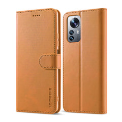 LC.IMEEKE Calf Texture Leather Phone Case, For Samsung Galaxy A03 164mm, For Xiaomi 12/12X/12S