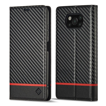 LC.IMEEKE Carbon Fiber Texture Flip Leather Phone Case, For Xiaomi 11T / 11T Pro, For Xiaomi Mi 11 Lite, For Xiaomi Poco X4 Pro 5G, For Xiaomi Poco X3 NFC / Poco X3 Pro, For Xiaomi Redmi Note 11 Pro China, For Xiaomi Redmi Note 11 4G / Note 11S